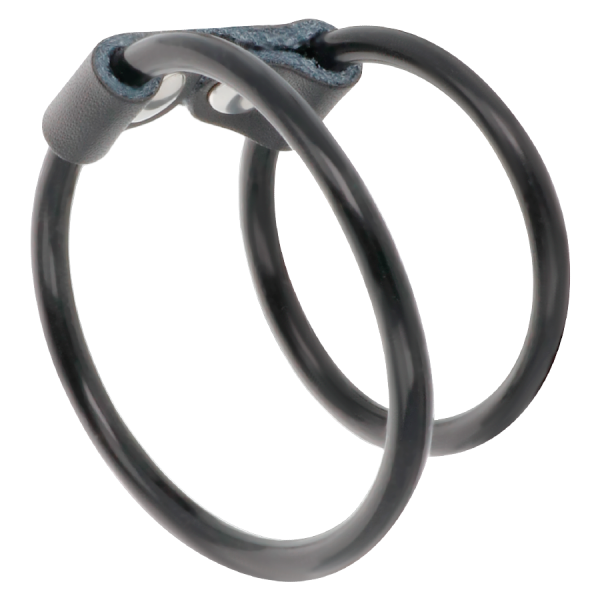 DARKNESS - DOPPIO ANELLO PER PENE FLESSIBILE - immagine 2