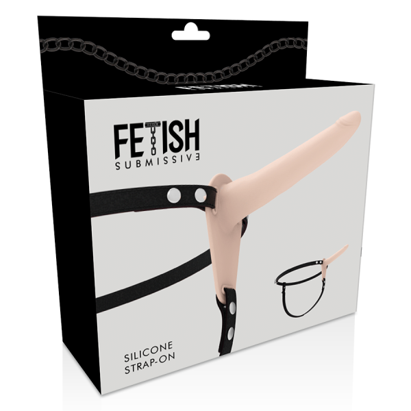 FETISH SUBMISSIVE HARNESS - SILICONE FLESH 15 CM - immagine 5