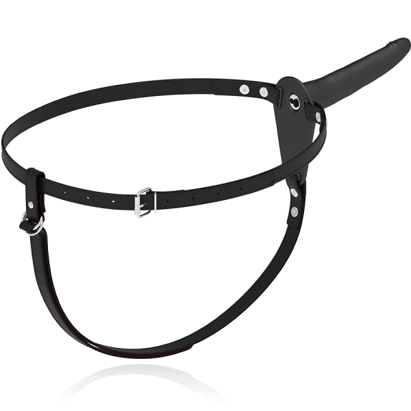 FETISH SUBMISSIVE HARNESS - VIBRATORE IN SILICONE NERO 15 CM - immagine 5