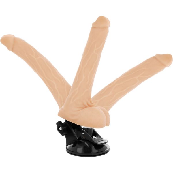 BASECOCK - VIBRATORE ARTICOLABILE TELECOMANDO NATURALE 18.5 CM -O- 4 CM - immagine 3