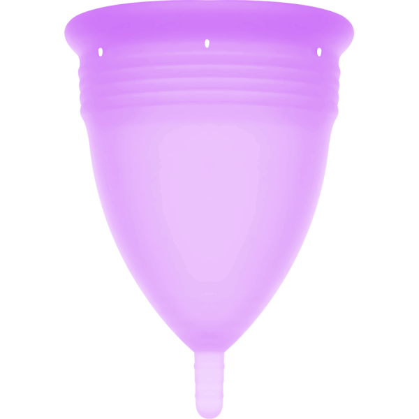 STERCUP - COPPA MESTRUALE IN SILICONE FDA LILLA - TAGLIA L - immagine 3