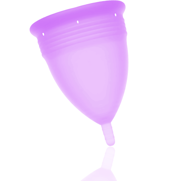 STERCUP - COPPA MESTRUALE IN SILICONE FDA LILLA - TAGLIA S - immagine 2