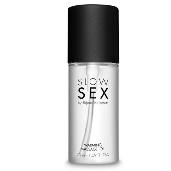 BIJOUX - OLIO DA MASSAGGIO SESSO LENTO EFFETTO CALORE 50 ML - immagine 2