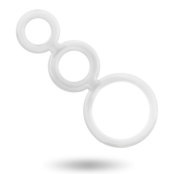 ADDICTED TOYS - SET DI ANELLI PER PENE TRASPARENTE - immagine 3