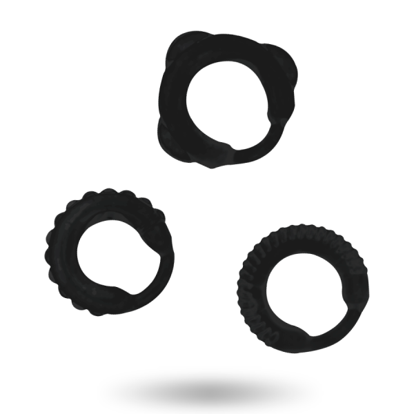 ADDICTED TOYS - SET C-RING NERO - immagine 2
