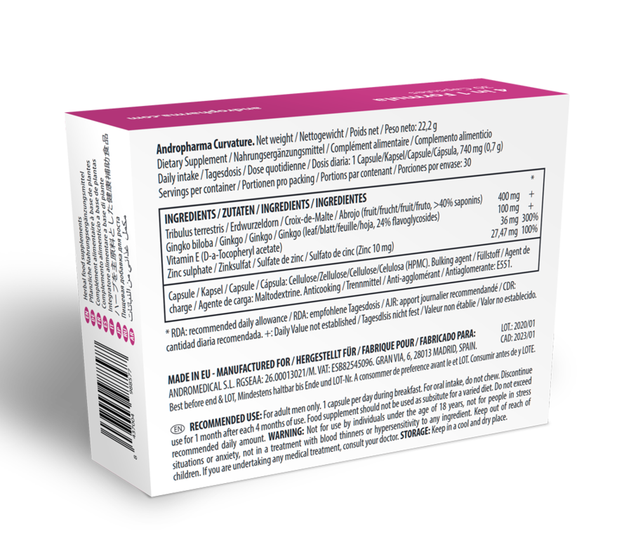 ANDROPHARMA - TRATTAMENTO CON CURVATURA PEYRONIE - immagine 3