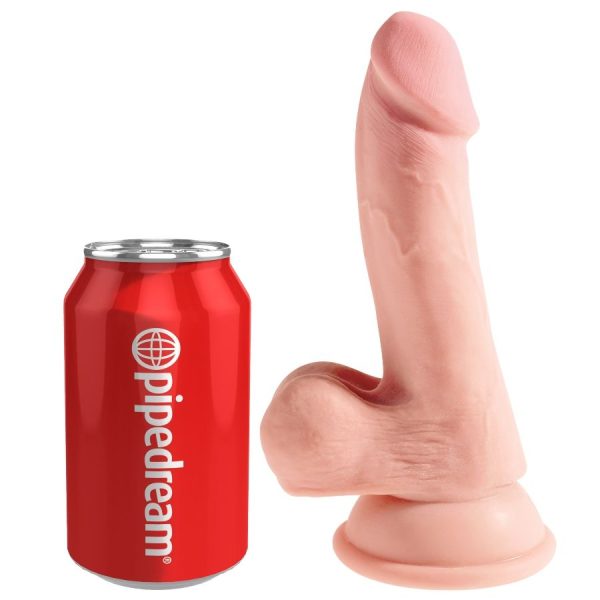 KING COCK - DILDO TRIPLA DENSIT 14 CM - immagine 2
