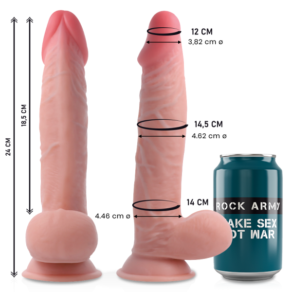 ROCKARMY - SHERMAN A DOPPIA DENSIT 24 CM -O- 4.62 CM - immagine 3