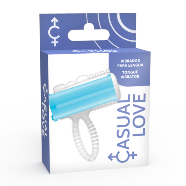 CASUAL LOVE - ANELLO LINGUA VIBRANTE BLU - immagine 3