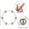 CALEXOTICS - ANELLO IN SILICONE CON PERLINE IN ACCIAIO XL - immagine 4