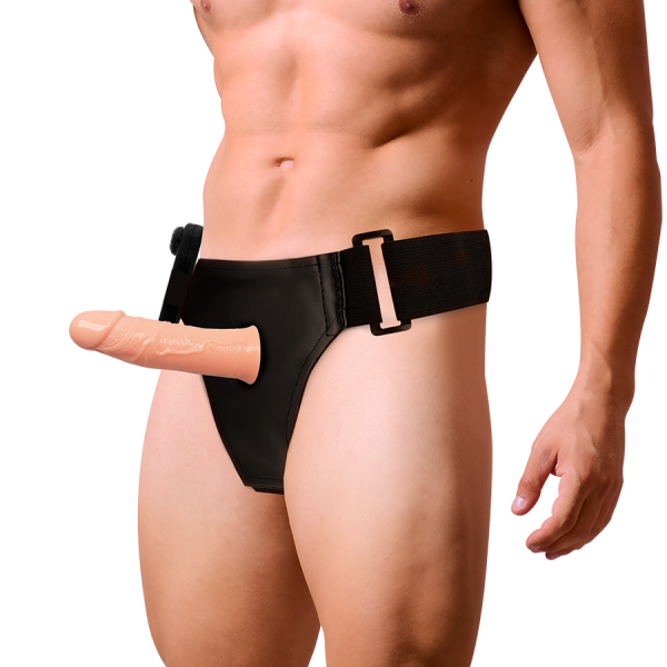 HARNESS ATTRACTION - GREGORY HOLLOW RNES CON VIBRATORE 16.5 CM -O- 4.3 CM - immagine 2