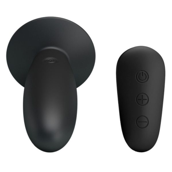 MR PLAY - PLUG ANALE CON TELECOMANDO VIBRAZIONE NERO - immagine 5