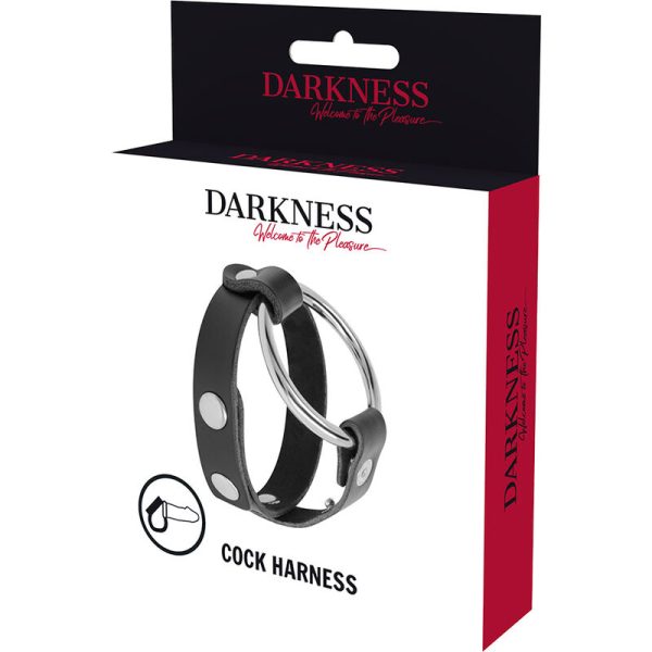 DARKNESS - ANELLO BDSM PER CAZZO E TESTICOLI - immagine 5