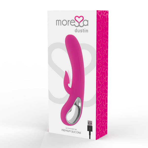 MORESSA - DUSTIN ONDE STIMOLANTI PER IL CLITORIDE E POTENTI VIBRAZIONI SILICONE PREMIUM RICARICABILE - immagine 3