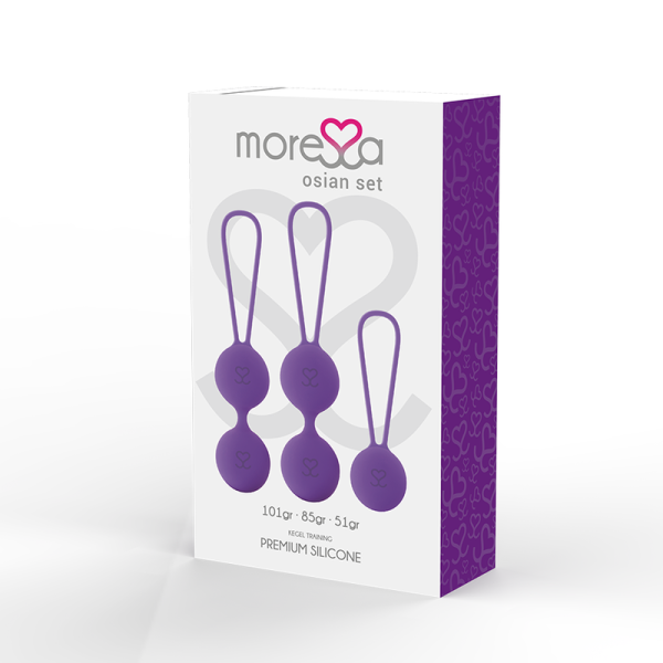 MORESSA - OSIAN SET PREMIUM IN SILICONE LILLA - immagine 3