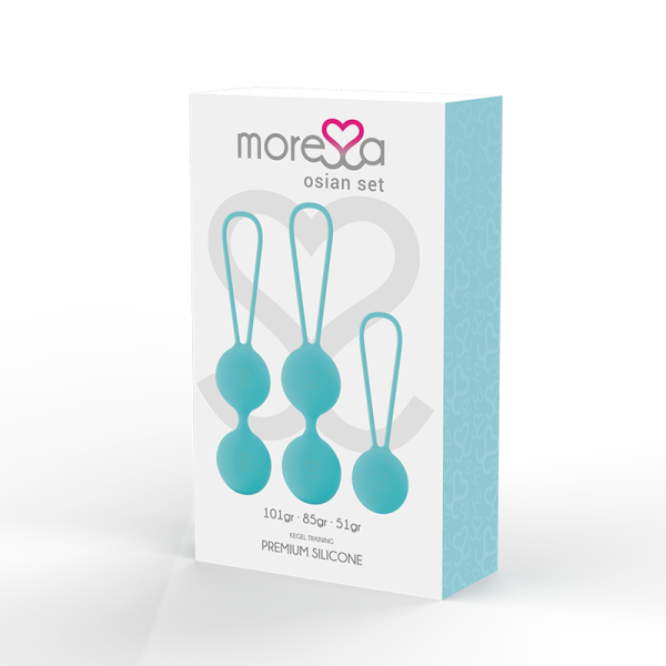 MORESSA - SET OSIAN PREMIUM IN SILICONE TURCHESE - immagine 3