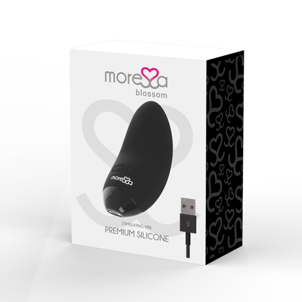 MORESSA - VIBRATORE BLOSSOM NERO - immagine 3
