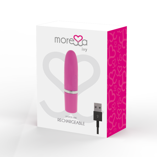 MORESSA - IVY VIBRATORE STIMOLATORE DA VIAGGIO ROSA - immagine 3