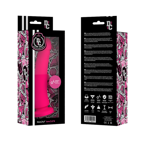 DELTA CLUB - TOYS DILDO MEDICO ROSA IN SILICONE 17 CM -O- 3 CM - immagine 4