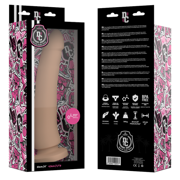 DELTA CLUB - TOYS DILDO NATURALE IN SILICONE MEDICO 23 CM -O- 4.5 CM - immagine 4