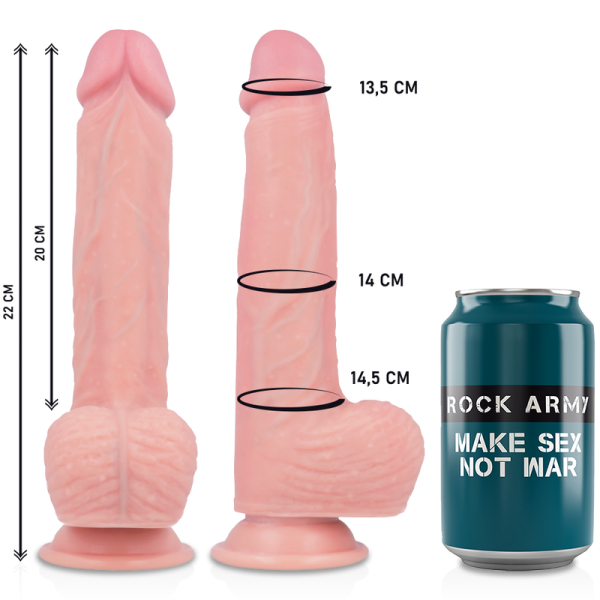 ROCKARMY - IMBRACATURA + VIBRATORE IN SILICONE LIQUIDO TELECOMANDO APACHE PREMIUM 20.5 CM -O- 4.62 CM - immagine 4