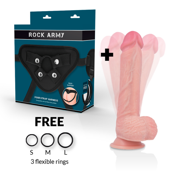 ROCKARMY - IMBRAGATURA + ROTATORE E VIBRATORE HAWK 22 CM -O- 4.6 CM - immagine 2