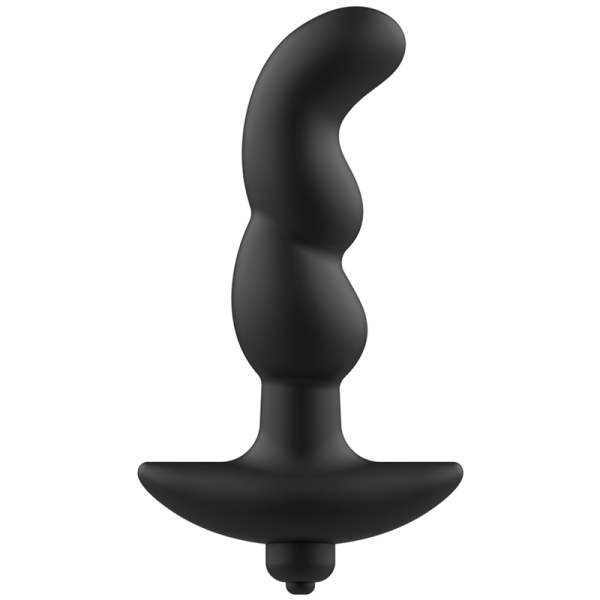 ADDICTED TOYS - MASSAGGIATORE ANALE CON VIBRAZIONE NERA MODELLO 2 - immagine 2